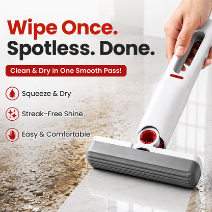 Hands-Free Squeeze Absorbent Handheld Mop