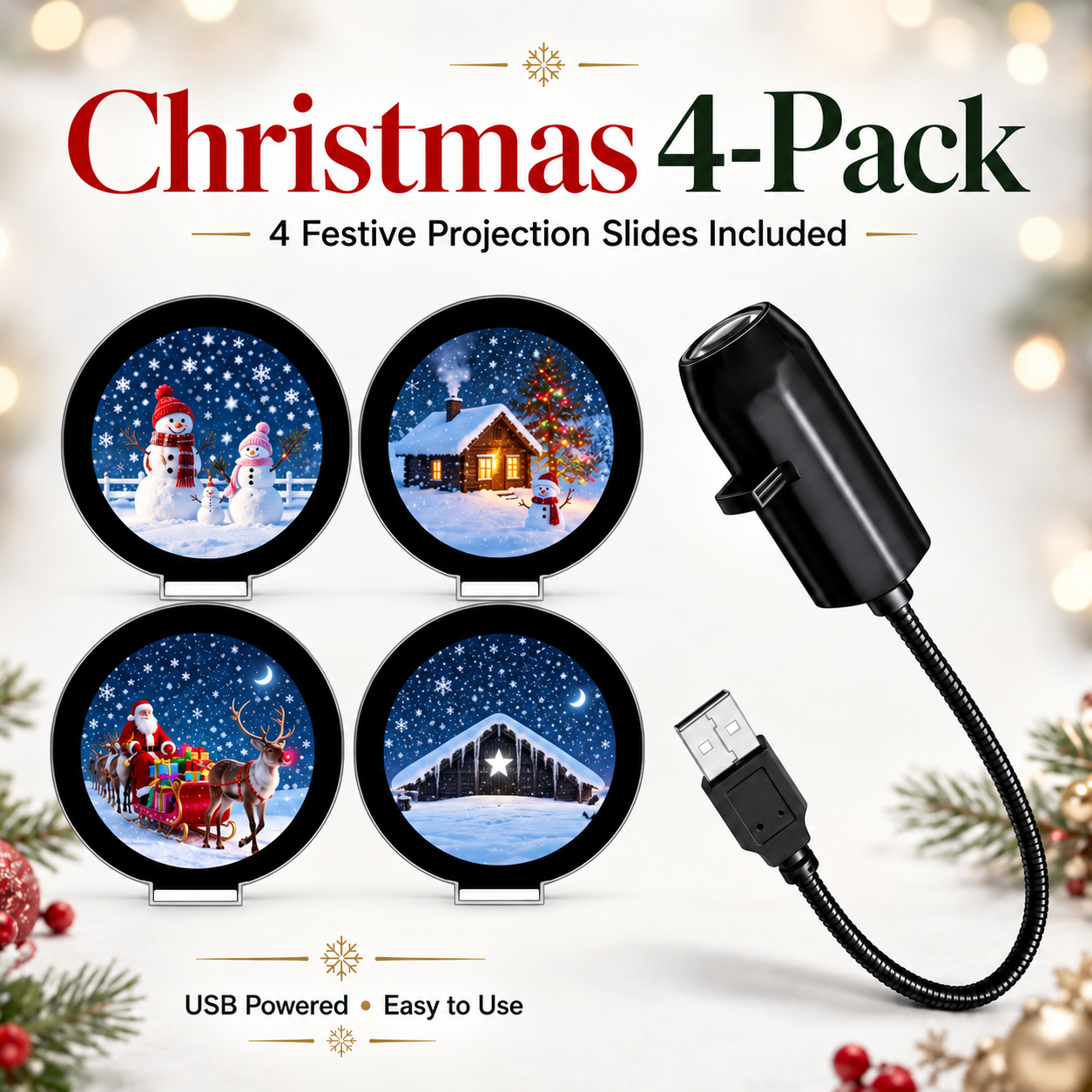 🎄Christmas 4 Scenes