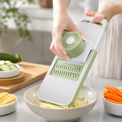 SafeSlice Multi-Function Vegetable Slicer & Grater