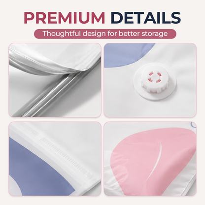 SpacePress No-Pump Vacuum Storage Bags
