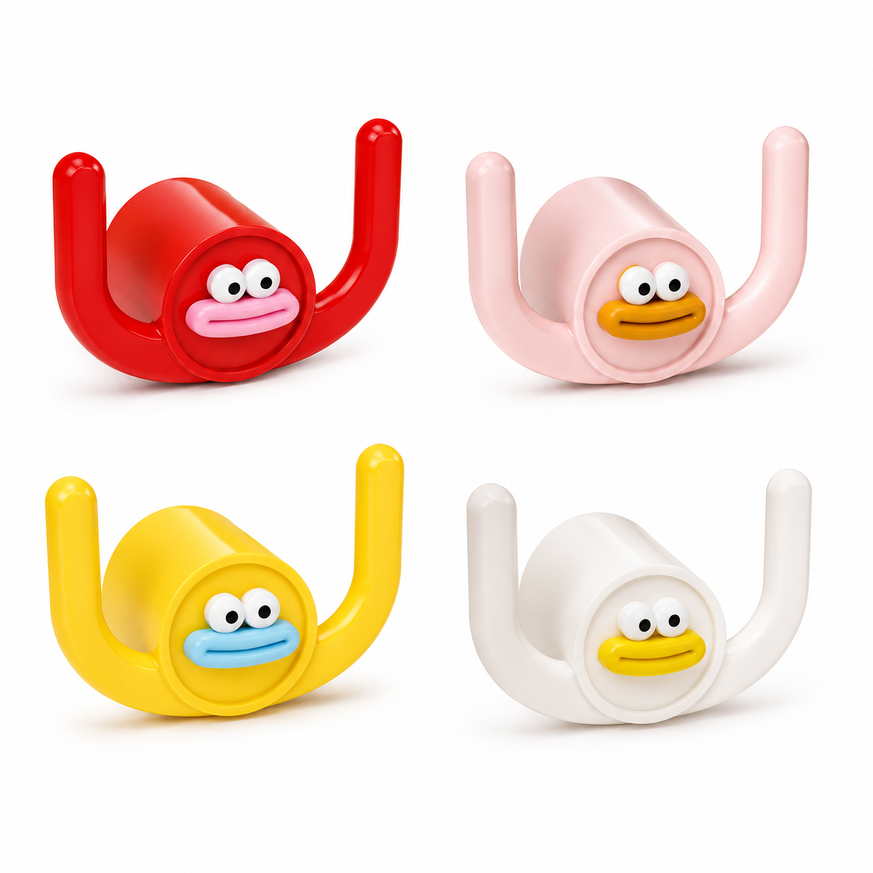 No-Drill Wall-Mounted Bathroom Hook Rack