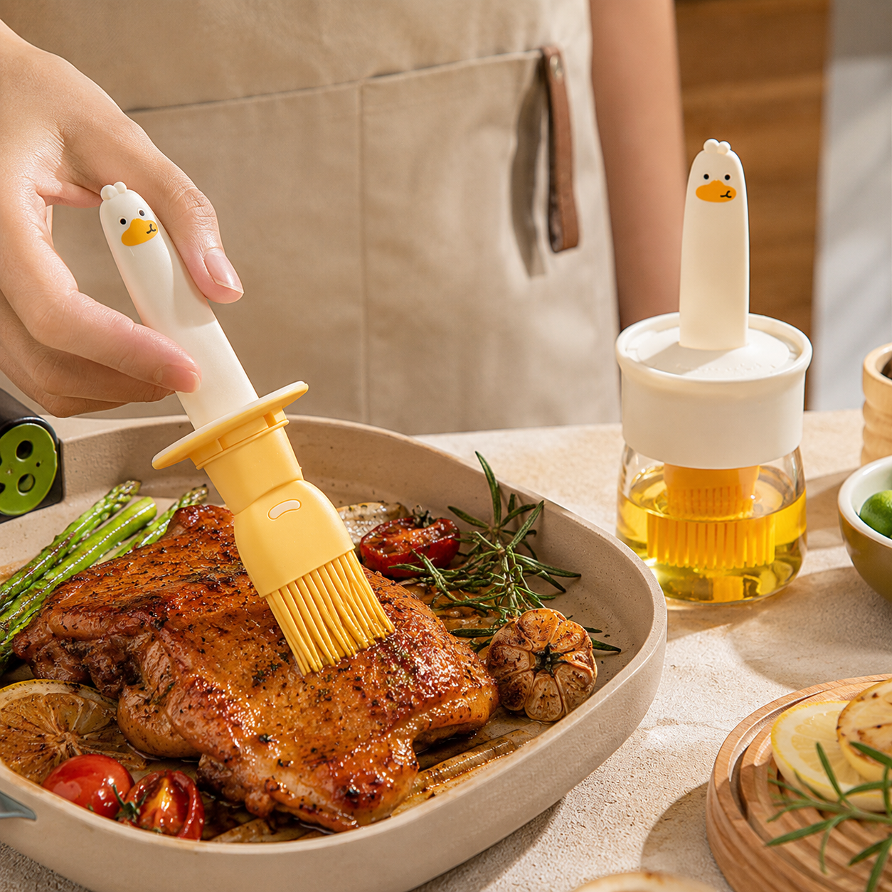 Silicone Oil Brush Bottle