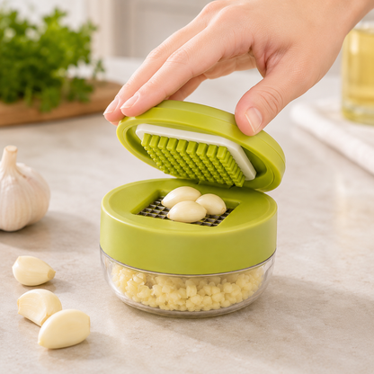 Compact Manual Garlic Chopper